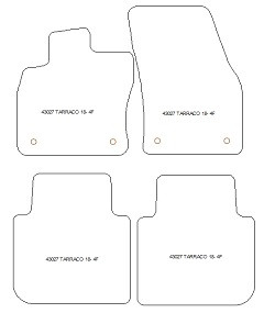 Fußmatten MDM Plus für Tarraco (auch Plug-in Hybrid) 2018-