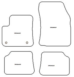 Fußmatten MDM Plus für 208 Electric 2020-