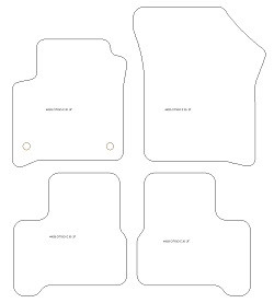 Tappetini auto per Skoda Citigo E iV Electric 2020-