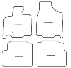 Fußmatten MDM Plus für Grand Voyager IV STOW'N GO 2001-2007