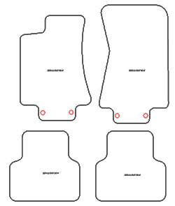 Fußmatten MDM Plus für XJ 2003-2007