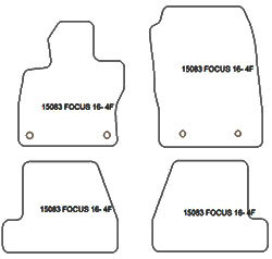 Fußmatten MDM Plus für Focus III 2015-07.2018