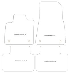 Automatten MDM Plus - Trittschutz aus Teppichboden - schwarze Kanten aus Antirutschbaumwolle