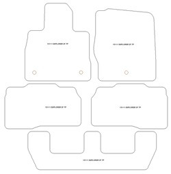Automatten MDM Plus - Trittschutz aus Teppichboden - schwarze Kanten aus Antirutschbaumwolle