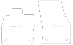 Automatten MDM Plus - Trittschutz aus Teppichboden - schwarze Kanten aus Antirutschbaumwolle