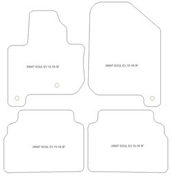 Automatten MDM Plus - Trittschutz aus Teppichboden - schwarze Kanten aus Antirutschbaumwolle