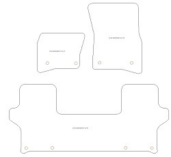 Automatten MDM Plus - Trittschutz aus Teppichboden - schwarze Kanten aus Antirutschbaumwolle
