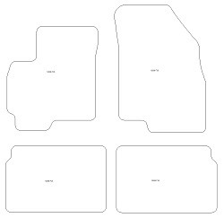Automatten MDM Plus - Trittschutz aus Teppichboden - schwarze Kanten aus Antirutschbaumwolle