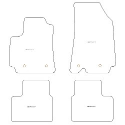 Fussmatten fuer Renault Arkana 2021- MDM Plus