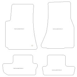 Fussmatten fuer Dodge Challenger 2008-2014 MDM Plus