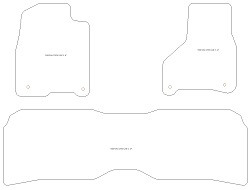 Fussmatten fuer Dodge Ram Crew Cab 2013-/ MDM Plus
