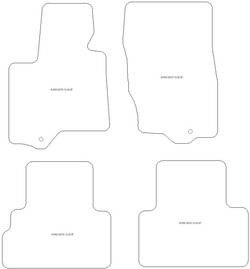 Automatten MDM Plus - Trittschutz aus Teppichboden - schwarze Kanten aus Antirutschbaumwolle