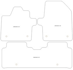 Fussmatten fuer Kia EV6 2021- MDM Plus