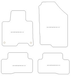 Automatten MDM Plus - Trittschutz aus Teppichboden - schwarze Kanten aus Antirutschbaumwolle