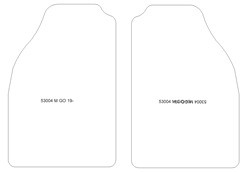 Automatten MDM Plus - Trittschutz aus Teppichboden - schwarze Kanten aus Antirutschbaumwolle