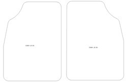 Automatten MDM Plus - Trittschutz aus Teppichboden - schwarze Kanten aus Antirutschbaumwolle