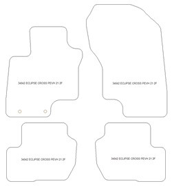 Automatten MDM Plus - Trittschutz aus Teppichboden - schwarze Kanten aus Antirutschbaumwolle