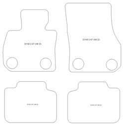 Fussmatten fuer BMW 2er (U06) Active Tourer 02.2022- MDM Plus