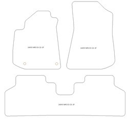 Fussmatten fuer Kia Niro EV Electric 07.2022- MDM Plus
