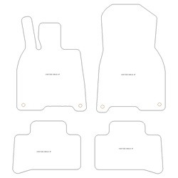 Fussmatten fuer Mercedes EQE (V295) 2022- MDM Plus