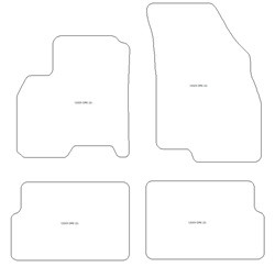 Fussmatten fuer DR Motor DR6 2022- MDM Plus