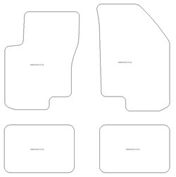 Fussmatten fuer EVO Evo 5 2023- MDM Plus