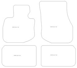 Fussmatten fuer BMW iX2 (U10) 03.2024- MDM Plus