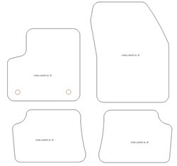 Fussmatten fuer Alfa Romeo Junior Electric 2024- MDM Plus