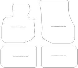 Fussmatten fuer Mini Countryman (U25) Electric E/SE 03.2024- MDM Plus