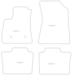 Fussmatten fuer Renault Espace VI E-Tech Full Hybrid 04.2023- MDM Plus