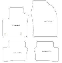 Fussmatten fuer Toyota C-HR Plug-in Hybrid 2024- MDM Plus