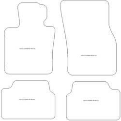 Fussmatten fuer Mini Mini (F65) C / S 5 Turen 03.2024- MDM Plus