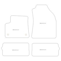 Fussmatten fuer Citroen C3 IV / eC3 Electric 2024- MDM Plus