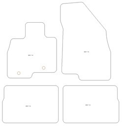 Fussmatten fuer Jaecoo 7 2023- MDM Plus