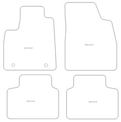 Fussmatten fuer MG 3 Hybrid 2024- MDM Plus