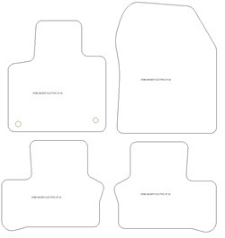 Fussmatten fuer Peugeot 308 III Electric 2024- MDM Plus