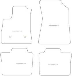 Fussmatten fuer Renault Rafale E-Tech Full Hybrid / Plug-in Hybrid 2024- MDM Plus