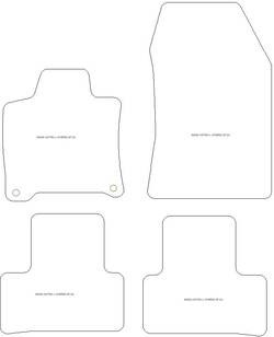 Fussmatten fuer Opel Astra L Hybrid 2024- MDM Plus