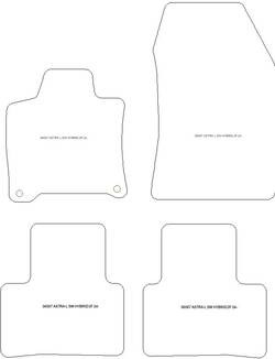 Fussmatten fuer Opel Astra L Sports Tourer Hybrid 2024- MDM Plus