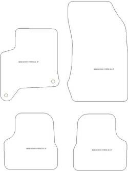 Fussmatten fuer Opel Mokka Hybrid 2025- MDM Plus