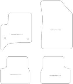 Fussmatten fuer Fiat Grande Panda Hybrid 2025- MDM Plus