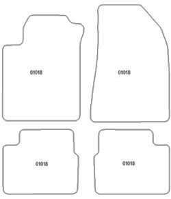 Fußmatten MDM Top für Giulietta 05.2010-2014