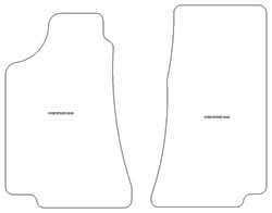 Fußmatten MDM Top für Spider 1983-1993