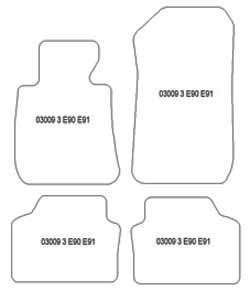 Fußmatten MDM Top für 3er (E90) 03.2005-12.2011
