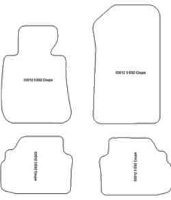 Fußmatten MDM Top für 3er (E92) Coupe 2006-2013