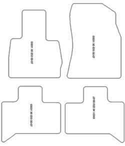 Fußmatten MDM Top für X5 (E53) 2000-03.2007