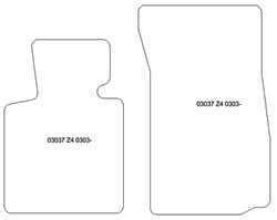 Fußmatten MDM Top für Z4 (E85) 2002-2009