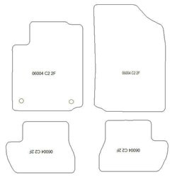 Fußmatten MDM Top für C2 2003-2009