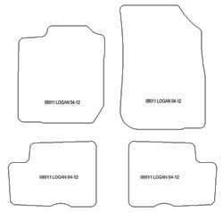 Fußmatten MDM Top für Logan I 2004-2012