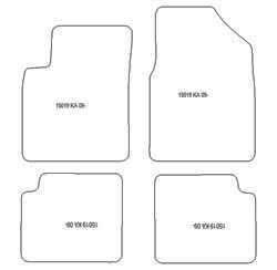 Fußmatten MDM Top für Ka II 2009-2013